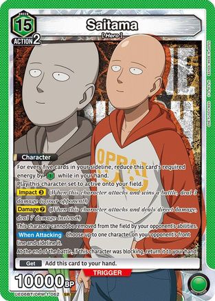 Image of Saitama (062) (UE06BT/OPM-1-062) - UE06BT One Punch Man Foil