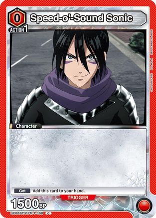 Image of Speed-o'-Sound Sonic (068) (UE06BT/OPM-1-068) - UE06BT One Punch Man