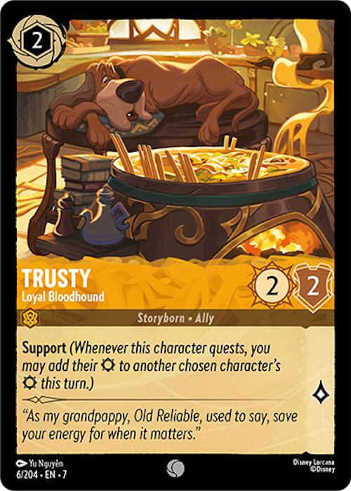 Image of Trusty - Loyal Bloodhound (6/204) [Archazia's Island]