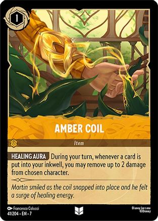 Image of Amber Coil (41/204) [Archazia's Island]
