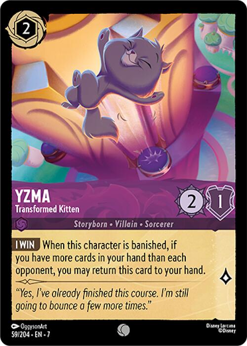 Image of Yzma - Transformed Kitten (59/204) [Archazia's Island]
