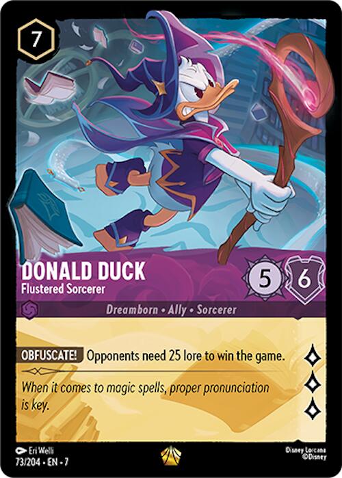 Image of Donald Duck - Flustered Sorcerer (73/204) [Archazia's Island]