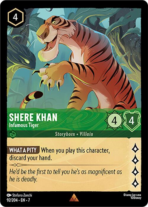 Image of Shere Khan - Infamous Tiger (92/204) [Archazia's Island]