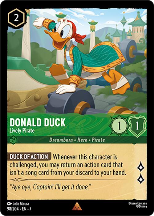 Image of Donald Duck - Lively Pirate (98/204) [Archazia's Island]