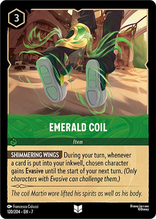 Image of Emerald Coil (120/204) [Archazia's Island]