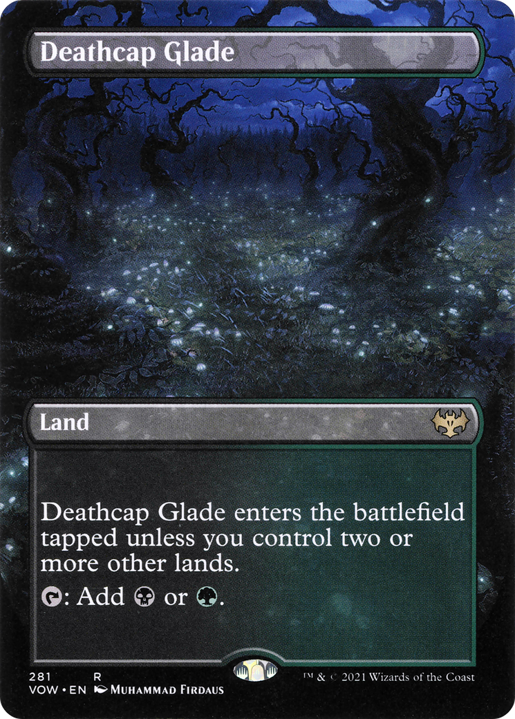 Image of Deathcap Glade (Borderless Alternate Art) [Innistrad: Crimson Vow]