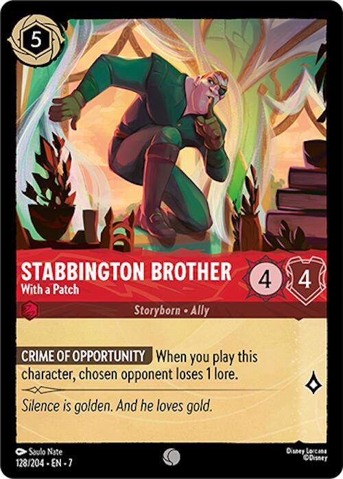 Image of Stabbington Brother - With a Patch (128/204) [Archazia's Island]