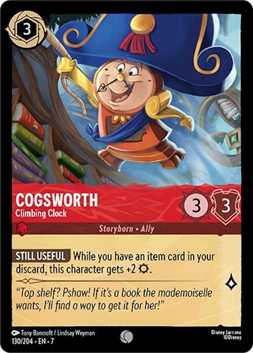Image of Cogsworth - Climbing Clock (130/204) [Archazia's Island]