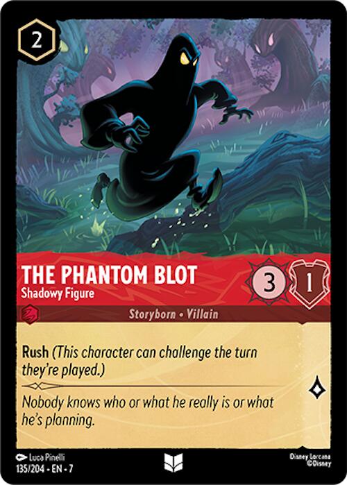 Image of The Phantom Blot - Shadowy Figure (135/204) [Archazia's Island]