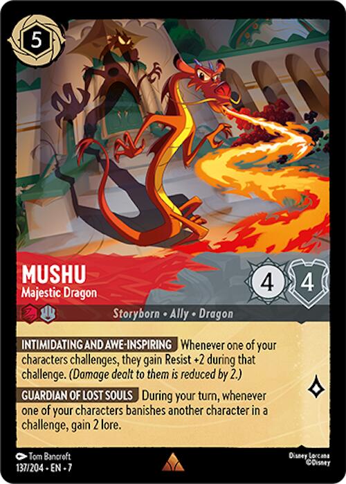 Image of Mushu - Majestic Dragon (137/204) [Archazia's Island]