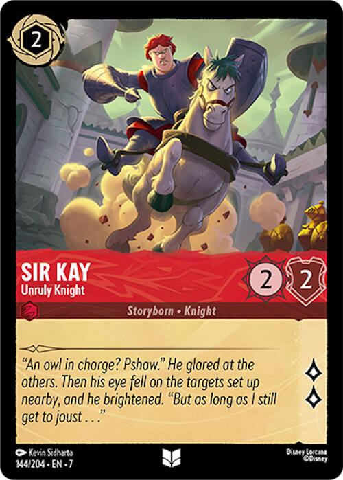 Image of Sir Kay - Unruly Knight (144/204) [Archazia's Island]