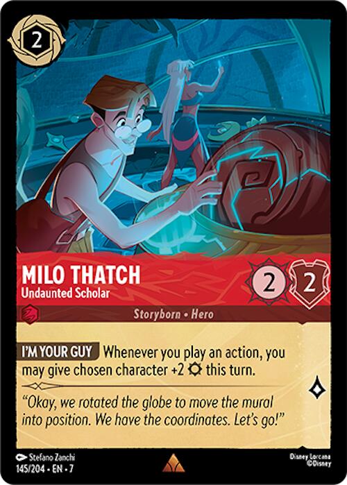 Image of Milo Thatch - Undaunted Scholar (145/204) [Archazia's Island]