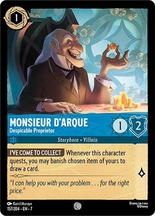 Image of Monsieur D'Arque - Despicable Proprietor (157/204) [Archazia's Island]