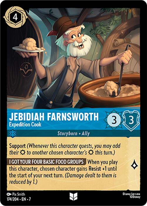 Image of Jebidiah Farnsworth - Expedition Cook (174/204) [Archazia's Island]