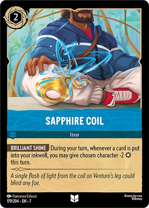 Image of Sapphire Coil (179/204) [Archazia's Island]