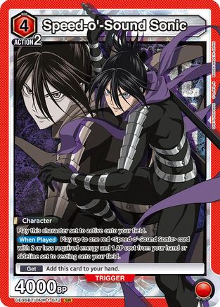 Image of Speed-o'-Sound Sonic (072) (UE06BT/OPM-1-072) - UE06BT One Punch Man Foil