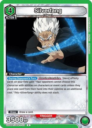 Image of Silverfang (110) (UE06BT/OPM-1-110) - UE06BT One Punch Man Foil