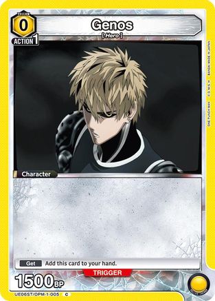 Image of Genos (005) (UE06ST/OPM-1-005) - UE06ST One Punch Man Starter Deck