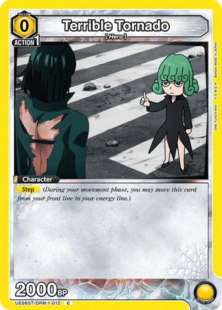 Image of Terrible Tornado (012) (UE06ST/OPM-1-012) - UE06ST One Punch Man Starter Deck