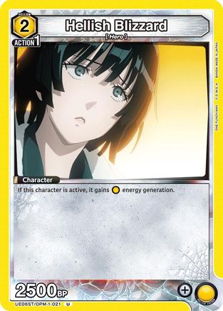 Image of Hellish Blizzard (021) (UE06ST/OPM-1-021) - UE06ST One Punch Man Starter Deck