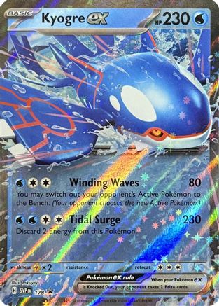Image of Kyogre ex (178) [Scarlet & Violet: Black Star Promos]