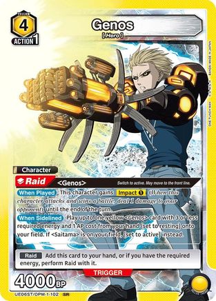 Image of Genos (102) (UE06ST/OPM-1-102) - UE06ST One Punch Man Starter Deck