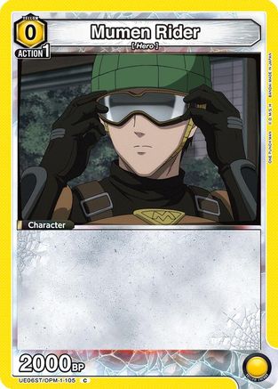 Image of Mumen Rider (UE06ST/OPM-1-105) - UE06ST One Punch Man Starter Deck