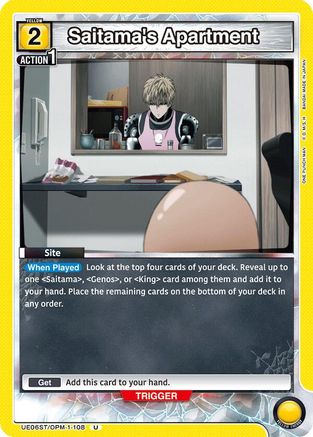 Image of Saitama's Apartment (UE06ST/OPM-1-108) - UE06ST One Punch Man Starter Deck