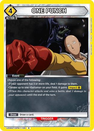 Image of ONE PUNCH (UE06ST/OPM-1-109) - UE06ST One Punch Man Starter Deck