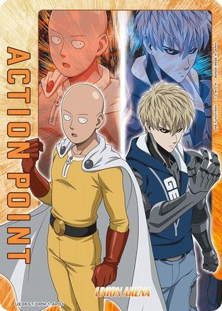 Image of Action Point Card (AP01) (UE06ST/OPM-1-AP01) - UE06ST One Punch Man Starter Deck