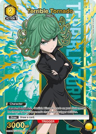 Image of Terrible Tornado (014) (R*) (UE06BT/OPM-1-014) - UE06BT One Punch Man Foil