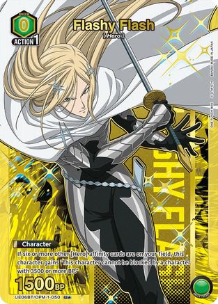 Image of Flashy Flash (U*) (UE06BT/OPM-1-050) - UE06BT One Punch Man Foil