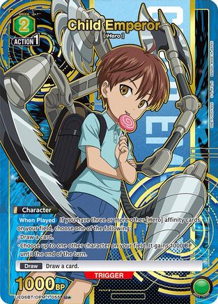 Image of Child Emperor (U*) (UE06BT/OPM-1-055) - UE06BT One Punch Man Foil