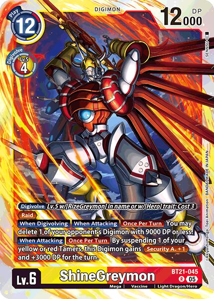 Image of ShineGreymon [BT21-045] [World Convergence]