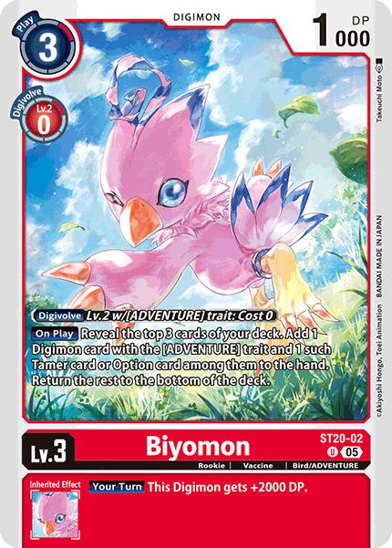 Image of Biyomon [ST20-02] [Starter Deck: Protector of Light]