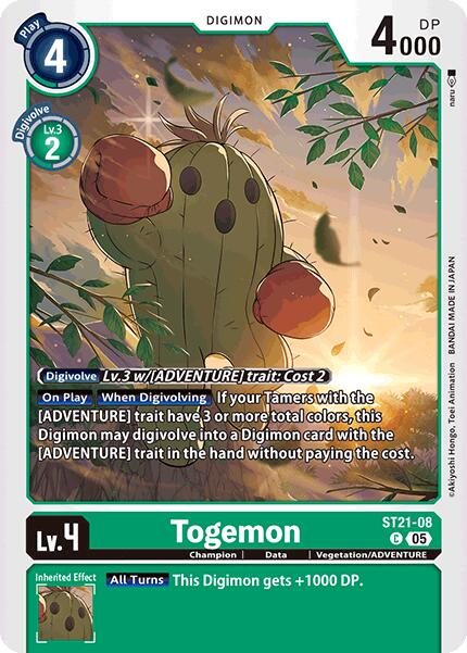 Image of Togemon [ST21-08] [Starter Deck: Hero of Hope]