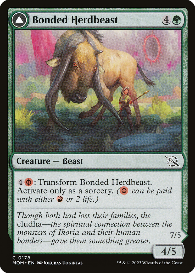 Image of Bonded Herdbeast // Plated Kilnbeast [March of the Machine]