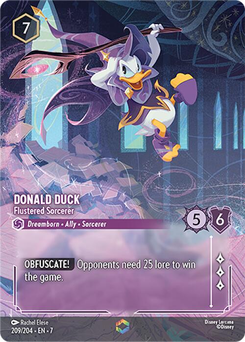 Image of Donald Duck - Flustered Sorcerer (Enchanted) (209/204) [Archazia's Island]