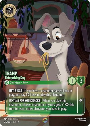 Image of Tramp - Enterprising Dog (Enchanted) (212/204) [Archazia's Island]