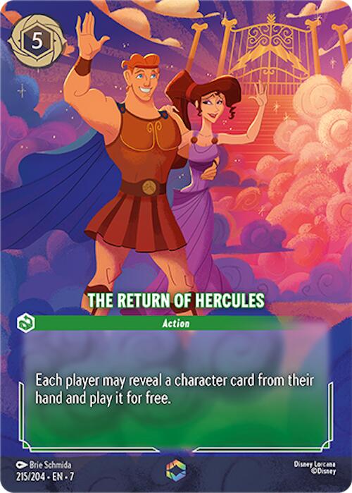 Image of The Return of Hercules (Enchanted) (215/204) [Archazia's Island]