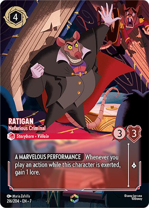 Image of Ratigan - Nefarious Criminal (Enchanted) (216/204) [Archazia's Island]