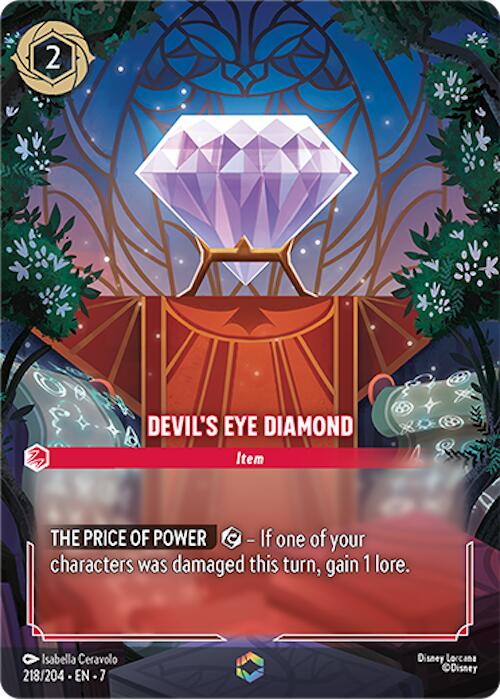 Image of Devil's Eye Diamond (Enchanted) (218/204) [Archazia's Island]