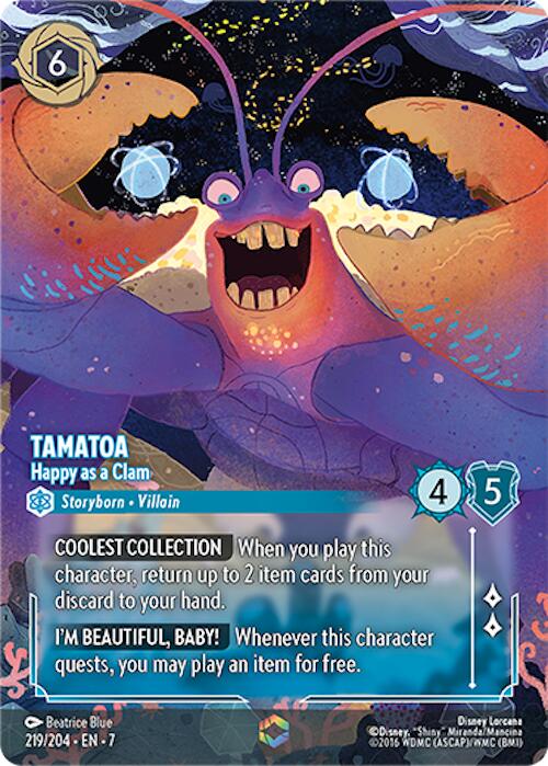 Image of Tamatoa - Happy as a Clam (Enchanted) (219/204) [Archazia's Island]