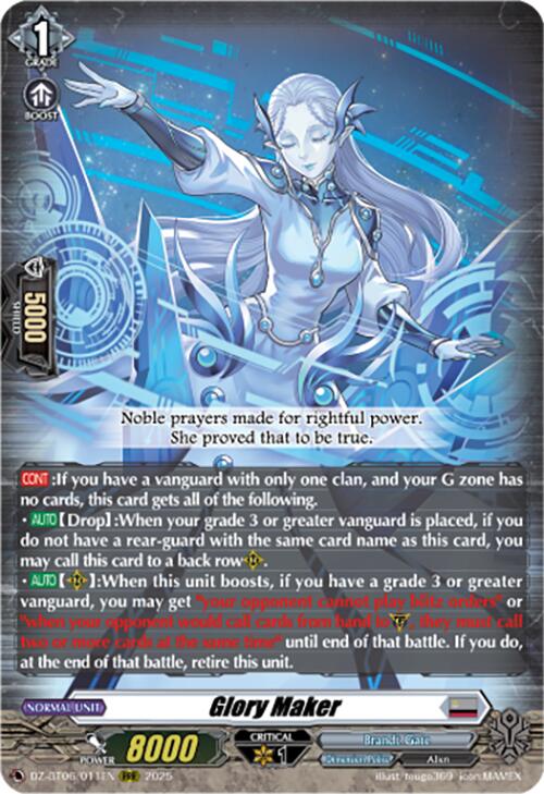 Image of Glory Maker (DZ-BT06/011EN) [Generation Dragenesis]