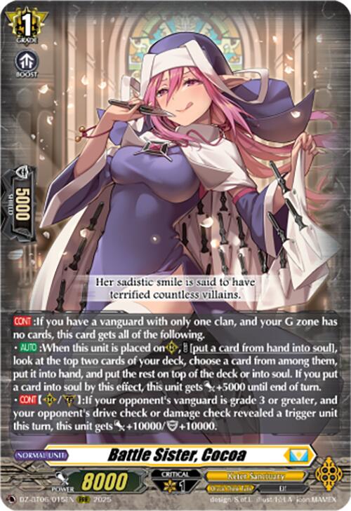 Image of Battle Sister, Cocoa (DZ-BT06/015EN) [Generation Dragenesis]
