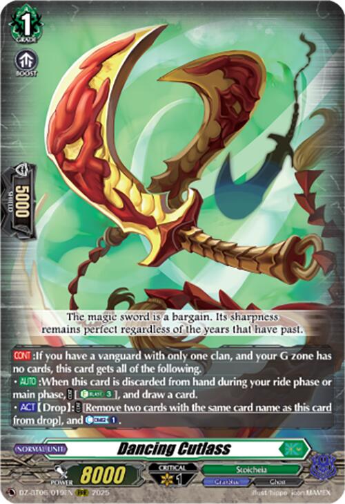 Image of Dancing Cutlass (DZ-BT06/019EN) [Generation Dragenesis]
