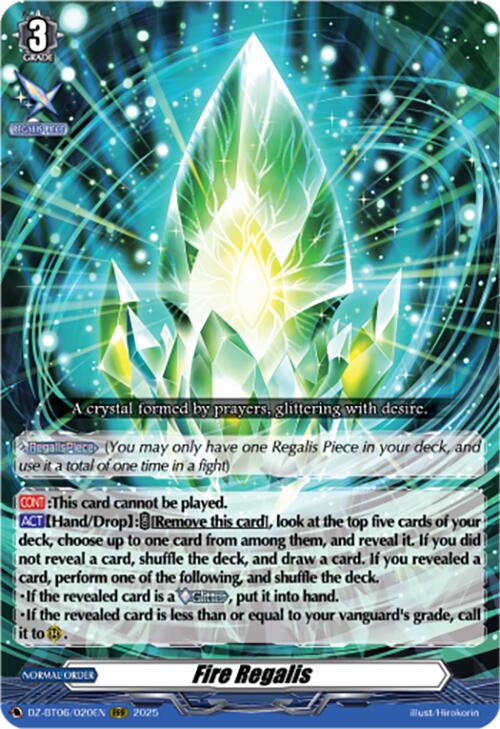 Image of Fire Regalis (DZ-BT06/020EN) [Generation Dragenesis]