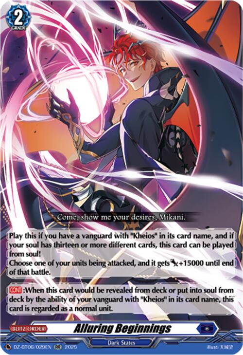 Image of Alluring Beginnings (DZ-BT06/029EN) [Generation Dragenesis]