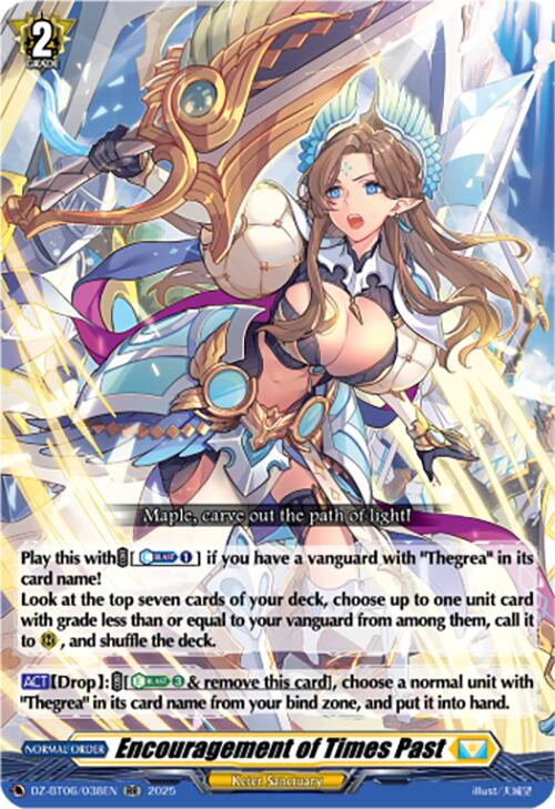 Image of Encouragement of Times Past (DZ-BT06/038EN) [Generation Dragenesis]