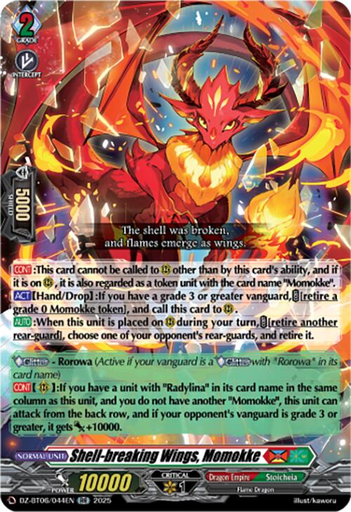 Image of Shell-breaking Wings, Momokke (DZ-BT06/044EN) [Generation Dragenesis]